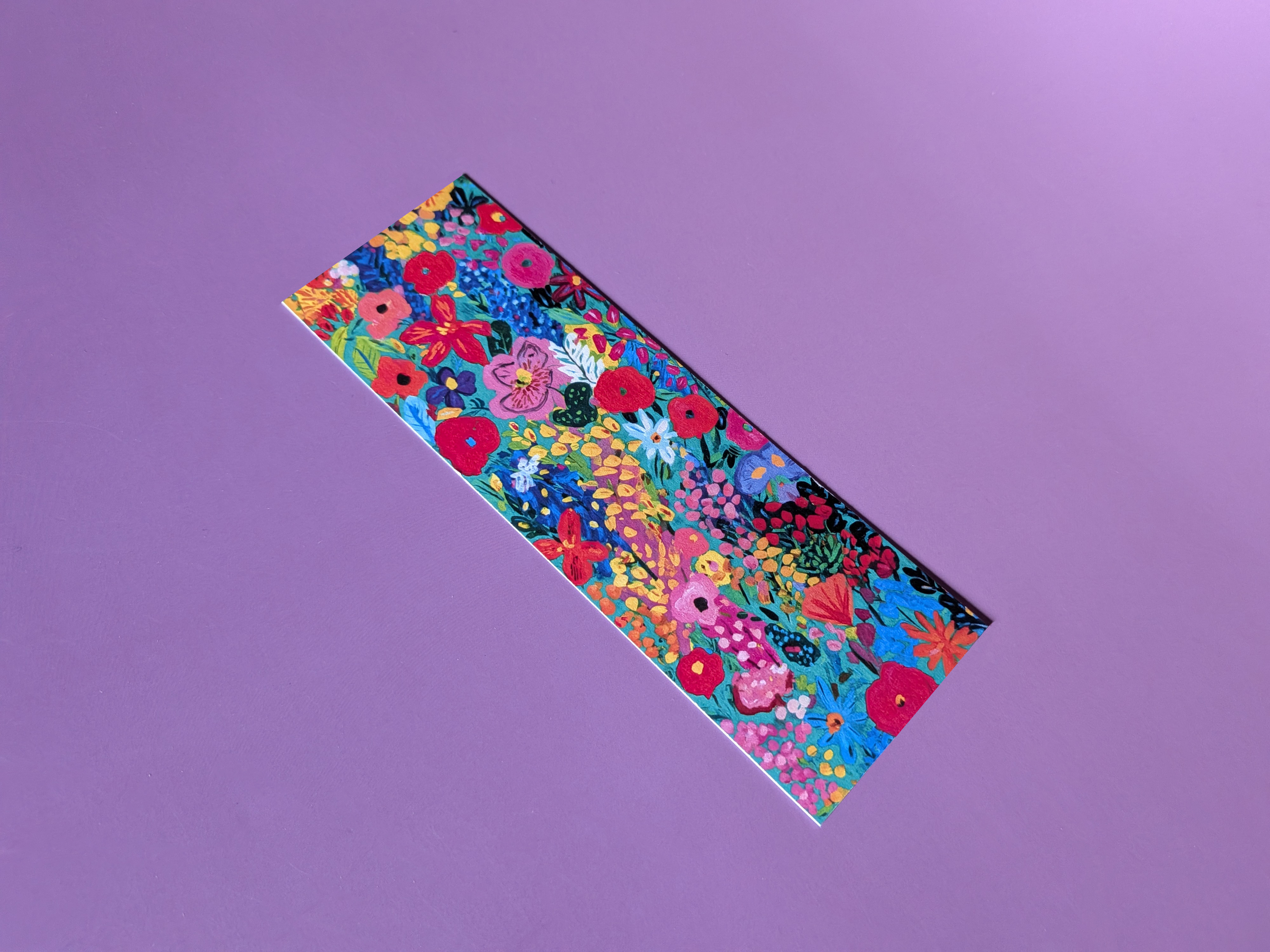 Bookmark on Bright 350gsm matte card stock