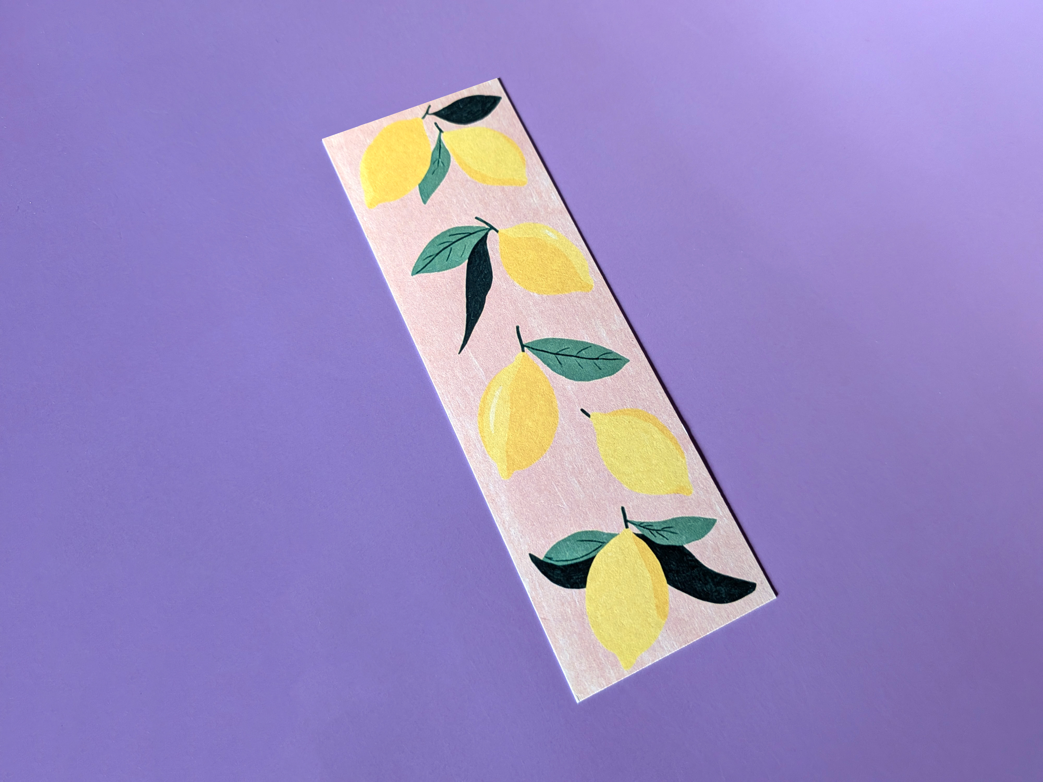 Bookmark on Recycled 350gsm with natural texture