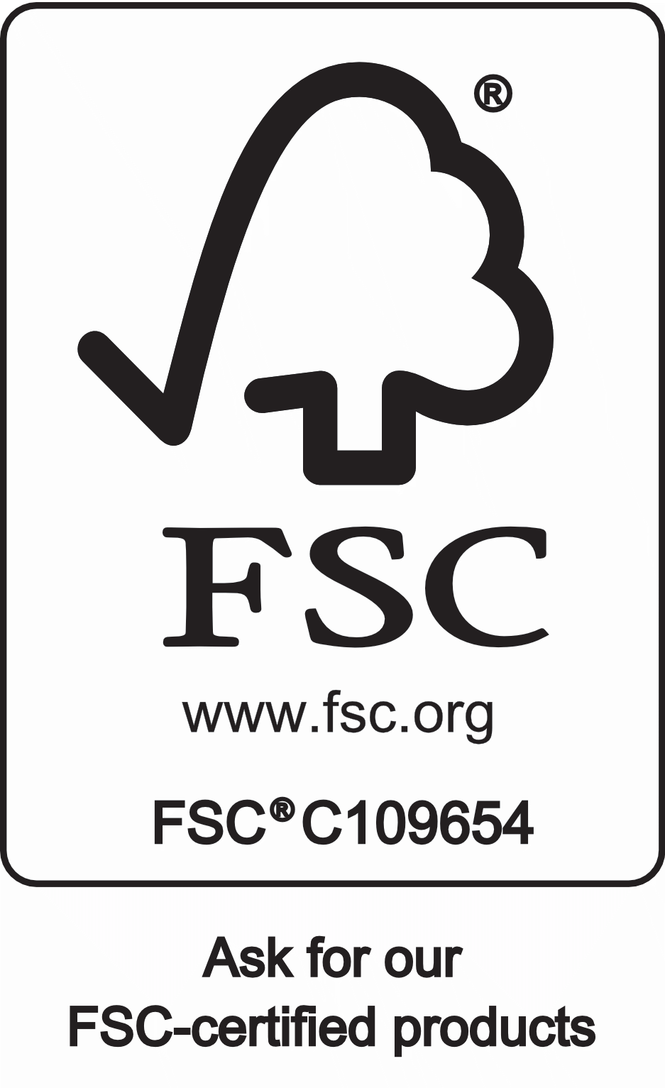 FSC Certified (FSC C109654)
